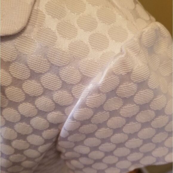 MICHAEL KORS OPTIC WHITE PIQUE JACKET - Picture 5 of 5